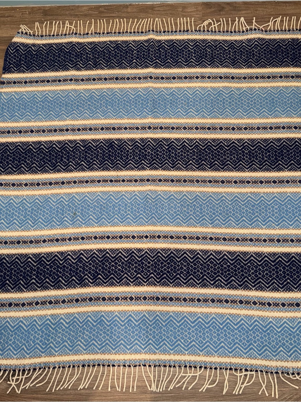 Wool throw
